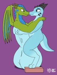 absurd_res anthro balls big_balls big_penis brick cock_vore digital_media_(artwork) dragon duo feet_first genitals hi_res horn hug huge_balls huge_cock humanoid_genitalia humanoid_penis hyper hyper_balls hyper_genitalia hyper_penis jazovyx jazovyx_(character) kobold male male/male mythological_creature mythological_scalie mythology nose_to_nose penetration penile penis scalie sevbold_(character) smile tail urethral urethral_penetration vore wings