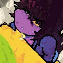 blowjob deltarune kris_(deltarune) susie_(deltarune)