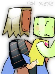 artist_request blocky_body blush cum_in_pussy cuntboy gay intersex john_doe_(roblox) male male_on_cuntboy precum pussy roblox roblox_myth robloxian sex source_request sweat tagme thec0mmunity trans_man transmasc