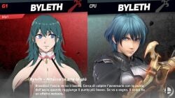 3d adapted_costume alternate_body_type alternate_breast_size big_breasts big_nipples blue_eyes braless breasts byleth_(fire_emblem) byleth_(fire_emblem)_(female) casual casual_nudity crotch crotchless exposed exposed_breasts exposed_nipples exposed_pussy fire_emblem fire_emblem:_three_houses game_mod huge_breasts huge_nipples kunaboto kunaboto_(style) leggings mod nipples pussy ripped_clothing ripped_leggings ripped_tights sfyri smash_bros smash_bros_ultimate tight_clothing tights tribute