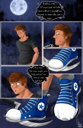 absurd_res alexxferret human male moon shoes sickle transformation