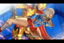 blonde_female blonde_hair chobixpho dc dc_comics eobard_thawne injustice:_gods_among_us injustice_2 reverse_flash supergirl supergirl_(injustice) superheroine