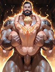 2boys abs age_difference ai_generated anal anal_sex arm_hair ass back back_muscles balls bara beard big_balls big_dom_small_sub big_muscles big_nipples big_pecs big_penis black_hair blonde_hair blush brobastion carrying carrying_partner chest_hair daddy daddy_and_twink deep_penetration dilf dominant dominant_human dominant_male domination erect_nipples erection gay hair hairy hairy_chest hairy_male holding_partner hug huge_balls huge_cock huge_muscles huge_nipples huge_pecs human human_dominating_human human_on_human human_penetrated human_penetrating human_penetrating_human hunk larger_human larger_male leg_hair male male/male male_focus male_only male_penetrated male_penetrating male_penetrating_male mature mature_male moustache muscles muscular muscular_human muscular_male naked naked_male nipples nude older_dom_younger_sub older_human older_male older_man_and_younger_boy older_on_young older_penetrating older_penetrating_younger pecs penetration penis penis_in_ass pubic_hair romantic romantic_couple sex size_difference smaller_human smaller_male smaller_penetrated stand_and_carry_position standing standing_sex submissive submissive_human submissive_male sweat veiny_muscles yaoi younger_human younger_male younger_penetrated