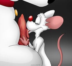 animaniacs brian_griffin canine cum family_guy furry furry_only gay johnofe male mouse penis pinky rodent size_difference warner_brothers