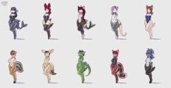 2024 ailurid american_opossum animal_humanoid animate_inanimate anthro anthromage armless big_breasts breasts bulge canid canine cat_humanoid clothing deer digital_media_(artwork) doll eyewear felid felid_humanoid feline feline_humanoid female fennec_fox fish fox futanari glasses glistening glistening_body green_body group gynomorph hi_res horn humanoid implied_transformation intersex lagomorph leotard leporid living_doll male mammal mammal_humanoid marine marsupial mustelid null_bulge on_one_leg otter rabbit red_panda scalie shark simple_background smile standing tail true_fox white_background