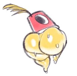 4chan_anon big_ass cup_(deltarune) deltarune sweat sweating sweaty tagme undertale_(series) unknown_artist