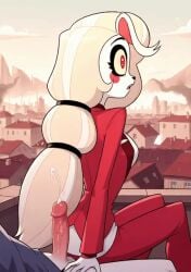 ai ai_generated anthropomorphic anthropomorphic_bunny anthropomorphic_cat blush blushing_at_viewer blushing_female busty busty_boy busty_female charlie_morningstar_(hazbin_hotel) cityscape daytime female female_focus female_only foreskin furry furry_female furry_only hazbin_hotel high-rise high-rise_invasion outdoor_nudity outdoor_sex outdoors penis sexy sexy_body sexy_pose smokestackstory street_fighter street_fighter_6 street_fighter_v uncircumcised uncircumcised_futa uncircumcised_penis