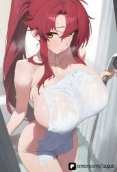 ai_assisted ai_generated bath beautiful_girl big_ass big_breasts curvy female sexy taugust tengen_toppa_gurren_lagann yoko_littner
