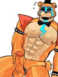 bentoonxd fnaf furry glamrock_freddy_(fnaf) male solo