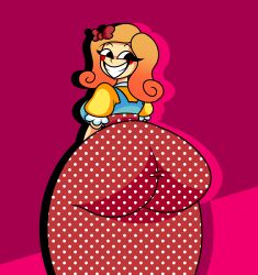 1girls ass ass_bigger_than_head ass_focus big_ass big_butt dress looking_at_ass looking_back marioishere7 miss_delight poppy_playtime poppy_playtime_(chapter_3) smile solo thicc_butt thick_ass