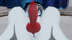 anthro big_breasts big_penis blue_eyes breasts canine_penis ear_piercing female furry furry_female futanari heart_tattoo intersex knot knotted_penis minecraft_background nipple_piercing nose_ring penis pierced_nipples pussy rabbit_girl snakebite_piercing spread_legs vrchat vrchat_avatar vrchat_model