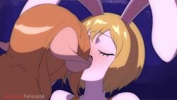 2d 2girls animated anthro anthro_on_anthro breast_grab breast_sucking breasts breasts_bigger_than_head carrot_(one_piece) feliscede female female_only fondling furry invadernoodles jellyfishjubilee longer_than_one_minute one_piece scherzande sound sucking_nipples tagme video wanda_(one_piece) yuri