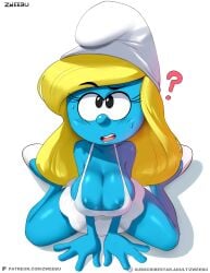 smurfette from paramount animation by izhardraws