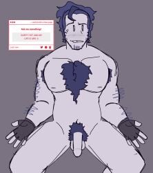 1boy arm_hair blue_body_hair blue_hair forsaken_(roblox) full_body gay grey_body guest_(roblox) guest_1337 guest_1337_(forsaken) guest_1337_(the_last_guest) male men musky naked penis pubic_hair request roblox roblox_game robloxian self_upload sitting strawpage_request swirlfish swirlytundra tagme the_last_guest thick_penis visible_penis