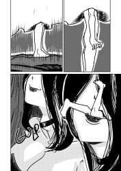 1boy 1girls absurd_res comic female_pred giantess man_eating_witch_(shoulderenjoyer) oral_vore shoulderenjoyer tagme vore