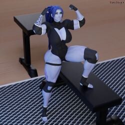 1girls 3d activision amelie_lacroix big_ass big_breasts big_thighs blizzard_entertainment blue-skinned_female blue_body blue_skin breasts bubble_ass bubble_butt bust busty chest curvaceous curves curvy curvy_figure female fit fit_female gym hips hourglass_figure huge_ass large_ass legs leotard mature mature_female muscular muscular_female overwatch overwatch_2 slim_waist solo thick thick_ass thick_hips thick_legs thick_thighs thighs toned toned_female voluptuous voluptuous_female vonsvaigen waist wide_hips wide_thighs widowmaker