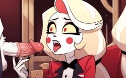 ai ai_generated anthro anthro_on_anthro anthro_penetrated close-up close-up_background close-up_pussy drooling drooling_cum drooling_tongue female female_focus female_only furry furry_female furry_only indoors indoors_nudity indoors_sex male male/female male_only