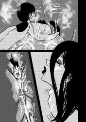 1boy comic female female_pred giantess man_eating_witch_(shoulderenjoyer) oral_vore shoulderenjoyer tagme vore