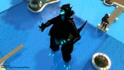 3d_(artwork) 5naptrap animal_humanoid ass backrooms_creature belly big_breasts big_butt bikini black_body black_scales blue_belly blue_claws blue_glow blue_nipples blue_tongue blue_water breasts claws clothing digital_media_(artwork) dragon dragon_humanoid entity female female/female giant_monster godzilla godzilla_(series) group hand_on_head hands_on_hips humanoid kaiju karelia_(ace_rattman) long_ears long_tail looking_at_another looking_at_partner looking_at_viewer macro_female marvel monster mythological_creature mythological_scalie mythology nipples patreon pool roaring scales scalie screaming she-venom source_filmmaker_(artwork) standing_on_table swimwear symbiote tail text the_backrooms thick_thighs toho tongue trio two-piece_swimsuit url white_bikini white_clothing white_swimwear wide_hips