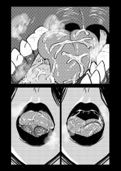 1boy comic female female_pred giantess man_eating_witch_(shoulderenjoyer) oral_vore shoulderenjoyer tagme vore