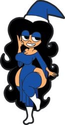 1girls blue_makeup female latina peruvian peruvian_female rexon02 tagme the_sand_witch_(rexon02) witch witch_hat