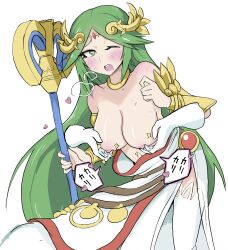 palutena from kid icarus by white-stew
