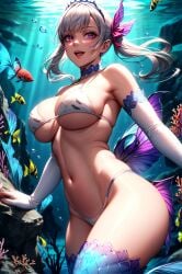 1girls ai_generated black_clover female noelle_silva solo tagme toongenai underwater