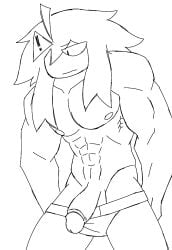 1boy 2025 abbie_(fundamental_paper_education) abs athletic athletic_male bara barazoku belly_button biceps buff danger_abbie_(fundamental_paper_education_au) emmet64 fit flaccid flaccid_penis foreskin fpe fpe_au fundamental_paper_danger_(au) fundamental_paper_education fundamental_paper_education_au half-erect ibispaintx jockstrap male male_only muscular muscular_arms muscular_legs muscular_male navel nipples pecs pectorals penis self_upload sketch solo solo_male symbol twunk underwear underwear_aside underwear_down wip
