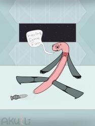 after_cloacal_penetration after_masturbation akuzli_bread ambiguous_gender animal_genitalia anthro big_eyes blood_vessels bodily_fluids cloaca cloaca_juice core cosmic_background cute_fangs cybernetics cyborg dildo fangs gaping gaping_cloaca genital_fluids genitals hi_res improvised_sex_toy machine open_mouth pink_body reptile scalie sewn_arms sex_toy signature simple_background sitting smile smirk snake solo space space_background spacecraft speech_bubble starry_background sweat teeth text vehicle whisly wire worm