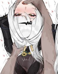 alternate_version_at_source dark-skinned_male from_behind heart light-skinned_female looking_at_another pov pov_eye_contact pov_male sex tagme tagme_(artist) thumb_in_mouth yixuan_(trails_of_ink)_(zenless_zone_zero) yixuan_(zenless_zone_zero) zenless_zone_zero