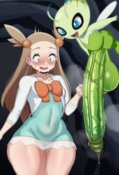 celebi from pokemon by pokse