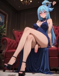 aqua (konosuba) fan art