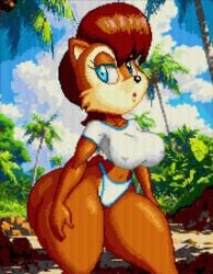 1girls 2025 2d 2d_(artwork) 2d_artwork :o archie_comics ass barely_contained barely_contained_breasts beach big_ass big_breasts big_butt big_thighs blue_eyes blue_sky breasts brown_hair brown_skin brown_skinned_female bubble_ass bubble_butt butt cloud clouds curvaceous curvaceous_ass curvaceous_body curvaceous_figure curvy curvy_body curvy_female curvy_figure curvy_hips dat_ass dat_butt dic_entertainment dumptruck_ass dumptruck_butt erect_nipples eyelashes fat_ass fat_butt female female_focus female_only glistening glistening_ass glistening_body glistening_butt glistening_skin grass hands_on_hips huge_ass huge_butt huge_thighs large_ass large_butt large_thighs looking_sideways mouth mouth_open palm_tree panties rocks sally_acorn sega shiny_ass shiny_butt shiny_hair shiny_skin short_hair side_ass side_butt side_view sideass sideboob sidebutt skimpy skimpy_clothes skimpy_outfit solo solo_female solo_focus sonic_(series) sonic_the_hedgehog_(archie) sonic_the_hedgehog_(satam) sonic_the_hedgehog_(series) sprite sprite_art squirrel squirrel_girl tail tansau thick_ass thick_butt thick_thighs thighs voluptuous voluptuous_anthro voluptuous_body voluptuous_female