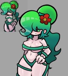 big_ass big_breasts bn casual_nudity cleavage female female_only friday_night_funkin friday_night_funkin_mod huge_ass huge_breasts mitori_(vs_human_impostor) revealing_clothes sideass vs_human_impostor