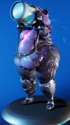 1girls 3d 5_fingers anthro barely_contained bbw bear_girl belly belly_overhang belt_buckle bifurcated_gunt big_belly boots breasts buckle bursting_belly chug_jug countershade_torso countershading cowl drink drinking epic_games fat fat_female fat_folds fat_fur fatfur fattybulous featureless_breasts female female_only fortnite full_body furry gloves gulping love_handles no_nipples obese obese_female overweight overweight_female pork_chop purple_body purple_fur raven_team_leader scar scar_across_eye segmented_stomach solo sound sound_effects ssbbw standing tagme two-tone_body ursid video weight_gain