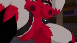 1girls 3d 3d_model boobs_out breasts breasts_out bug bug_girl female female_focus female_only helldivers helldivers_(series) helldivers_2 hunter-chan_(arzyparzy) insect_girl insects legs_apart legs_open legs_spread nipples nipples_out nipples_outside nipples_visible no_bra no_panties open_legs red_body red_nipples solo solo_female solo_focus squatting terminid tits_out vr vr_media vrc vrchat vrchat_avatar vrchat_media vrchat_model white_shell