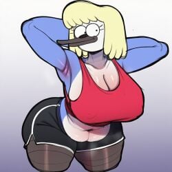 hilary (regular show) from cartoon network by yogurt77