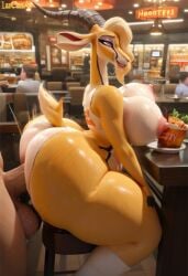 gazelle (zootopia) from disney by lucasai