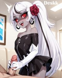 carmilla carmine from hazbin hotel by deskk