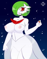 big_breasts breasts elbow_gloves female gardevoir gloves mega_gardevoir nintendo pokémon_(species) pokemon pokemon_(species) pussy razplus red_eyes see-through sheer tagme video_games