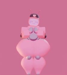3d_(artwork) 3d_animation animated animated_gif big_butt blender_(artwork) breasts butt clothing digital_media_(artwork) elbow_pads electronics female for_a_head forsaken_(roblox) hand_on_breast hand_on_butt hat headgear headwear looking_at_viewer low_res machine medium_breasts object_head one_eye_closed pink_body roblox robot screen screen_face screen_head short_playtime smile smiling_at_viewer smirk smirking_at_viewer solo television turning_around tv_head veeronica wink winking_at_viewer