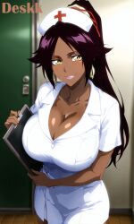 shihouin yoruichi from bleach by deskk