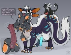 2025 3_fingers 3_toes 4_ears 4_toes anal animal_dildo animal_genitalia animal_penis animal_sex_toy ankle_cuffs anthro anthro_on_feral anthro_penetrating artist_logo artist_name avali avian balls big_dom_small_sub big_penis big_strapon big_tail biped bird black_body black_claws black_feathers black_finger_claws black_fur black_hair black_sclera black_tail black_teeth black_toe_claws blinders blue_body blue_fur blue_genitals blue_markings blue_pawpads blue_penis blush bodily_fluids bondage bound breath bridle caesii chastity_cage chastity_device chest_tuft chimera claws clenched_teeth colored countershading crotch_focus cuff_(restraint) cum cum_drip cum_on_tail cutaway dialogue digital_drawing_(artwork) digital_media_(artwork) digitigrade dildo dominant dominant_in_chastity dominant_male dragon dripping ejaculation english_text enjoying equine_dildo equine_genitalia equine_penis erection exclamation_point eyewear face_fucking face_mounting feathered_wings feathers feet feral feral_penetrated finger_claws fingers flared_dildo flared_penis fluffy fluffy_tail fur fur_markings furred_dragon furred_scalie fyr_(fenrir784) gag gagged gagging genital_fluids genital_focus genitals glowing glowing_genitalia glowing_penis green_eyes grey_background grey_body grey_feathers grey_fur grey_genitals grinding grinding_on_tail group group_sex hair half-closed_eyes half-erect hi_res humiliation hybrid irrumatio knot knotted_penis knotted_tapering_penis larger_feral larger_male leaking leash leash_pull legs_tied logo long_tail looking_at_another looking_pleasured male male/male male_anthro male_feral male_on_anthro male_penetrated male_penetrating male_penetrating_male male_wearing_strapon maleherm_(lore) mane markings medial_ring metal_cuffs mmm_threesome multi_ear multicolored_body multicolored_fur multicolored_tail mythological_creature mythological_scalie mythology narrowed_eyes nude onomatopoeia open_mouth oral oral_penetration orange_body orange_claws orange_eyes orange_feathers orange_fur orange_hair orange_inner_ear orange_toe_claws orange_tongue panting pawpads paws penetration penile penis penis_in_mouth penis_size_difference permanent_chastity_device petplay pink_dildo pink_genitals pink_penis ponyplay precum precum_drip purple_body purple_eyes qamito quadruped raceplay raised_tail red_genitals reetogoth restrained restraints ring_gag roleplay scalie sex sex_toy shaded sheath side_view signature simple_background size_difference small_dom_big_sub smaller_anthro smaller_male smile smug sound_effects speech_bubble spread_legs spreader_bar spreading standing strapon strapon_in_mouth strapon_insertion strapon_over_chastity strapon_over_penis strapon_sex submissive submissive_feral submissive_male tail tail_tuft tapering_penis teeth text threesome toe_claws toes tongue tongue_out toying_partner translucent transparent_sex_toy trio tuft tufted_fur twitching unusual_bodily_fluids unusual_genital_fluids unusual_precum upside-down vein veiny_penis wearing_strapon white_body white_feathers white_fur white_hair white_tail winged_arms wings zoophilia