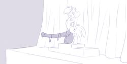 anus balls equine friendship_is_magic horse hyper male male_only my_little_pony penis pony sbshouseofpancakes sketch snails_(mlp) solo