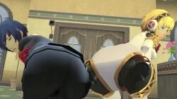 1boy 1boy1girl 1girls 3d 3d_animation aegis_(persona) aigis_(persona) android animated ass ass_focus atlus big_ass blonde_hair blue_eyes blue_hair clothing cyborg dat_ass fart fart_cloud fart_fetish farting fat_ass female femboy fetishtrash green_fart huge_ass makoto_yuki male persona persona_3 robot robot_girl robot_humanoid short_hair sound sound_effects stock_fart_sfx tagme thick_ass thick_thighs thighs video