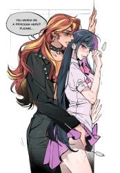 2girls against_wall blush duo english_text equestria_girls female/female fingering friendship_is_magic implied_fingering m_omoo my_little_pony sunset_shimmer talking talking_to_another text twilight_sparkle_(eg) twilight_sparkle_(mlp) yuri