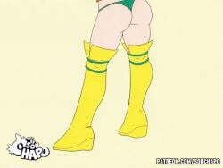 1girls animated ass cosplay marvel my_hero_academia rogue_(x-men) sonchapo uraraka_ochako x-men