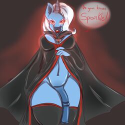 alicorn_amulet breasts cape dickgirl equine evil female friendship_is_magic futanari geeflakes horn huge_cock intersex my_little_pony penis trixie_(mlp) unicorn