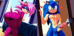 ai_generated ass blue_body blue_fur breasts female incest magenta_fur male male/female pink_hair sex sonia_the_hedgehog sonic_(series) sonic_the_hedgehog sonic_the_hedgehog_(series) sonic_underground straight veiny_penis