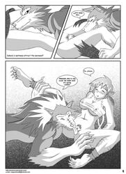 1boy 1girls comic deviantart_username email_address english_text furry locofuria page_6 page_number skirt tagme underboob